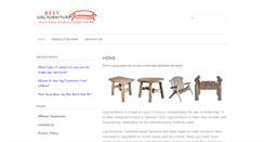 Desktop Screenshot of log-furniture.ca